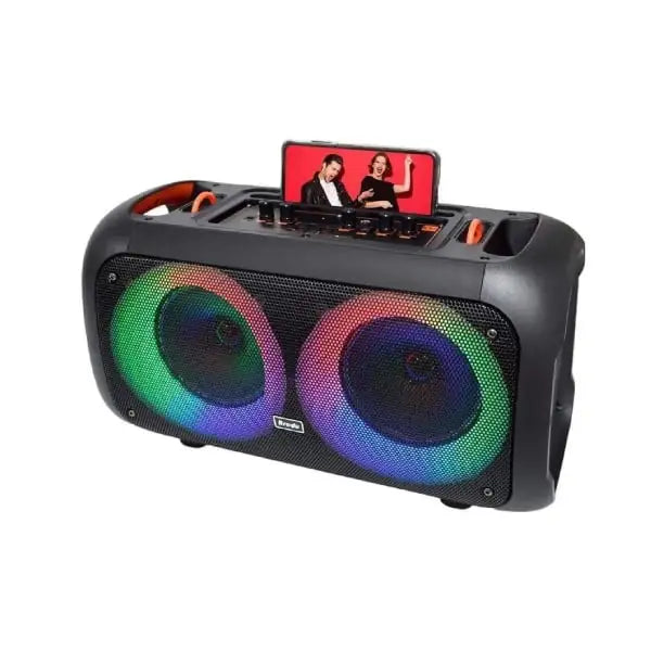 Brodu BTS-1709 Bass Portable Subwoofer Bluetooth Karaoke Speaker with Wireless MIC Big SoundDynamic