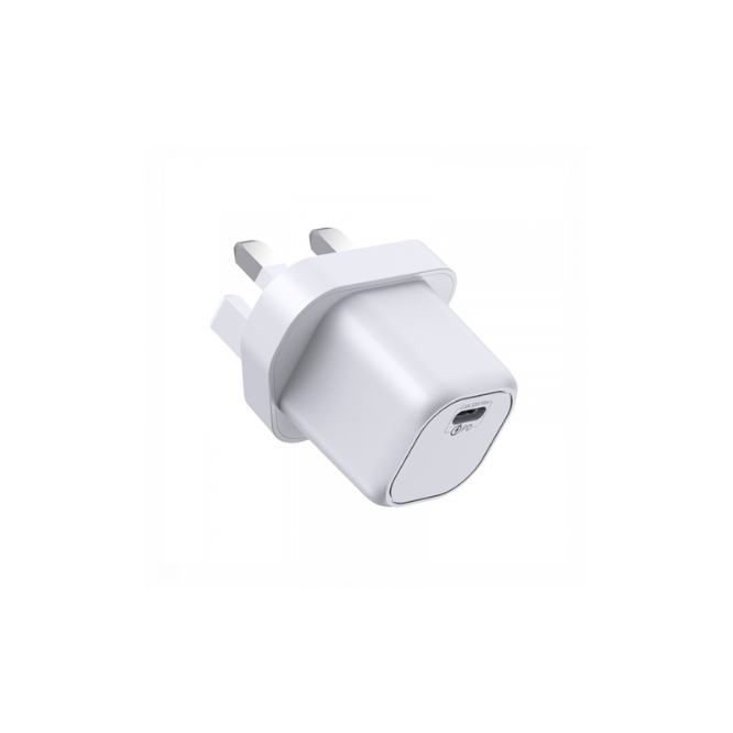 Wiwu Wi-U017 Jello 30W PD Gan Fast Charger 3pin – White