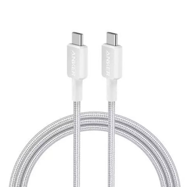 Anker 322 Braided Type-C to Type-C 1m Cable White – A81F5H21