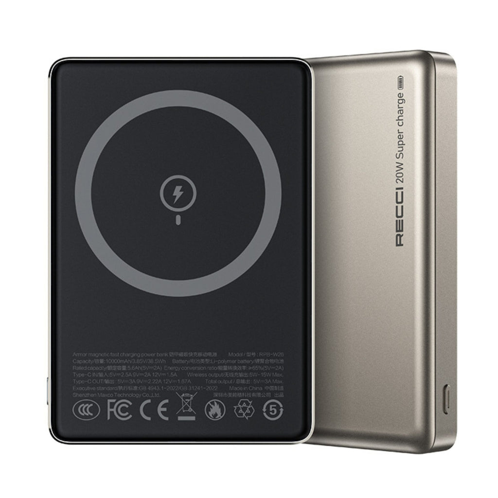 Recci RPB-W26 Armor PD 20W 10000mAh Power Bank