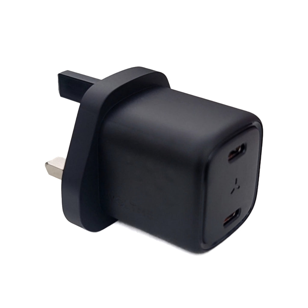 Voltme Revo 30 Duo CA USB C Wall Charger (30W) Black