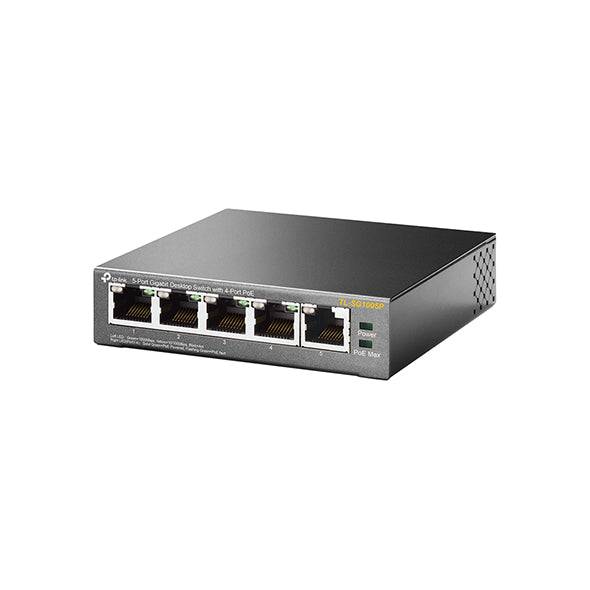 Tp-Link 5-Port Gigabit Desktop Switch with 4-Port PoE (TL-SG1005P)