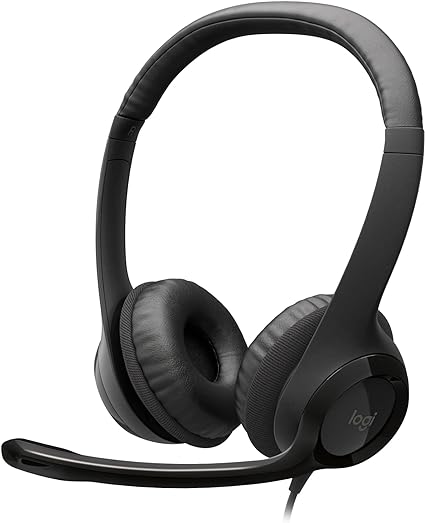 Logitech H390 Wired Headset with Noise Cancelling Microphone