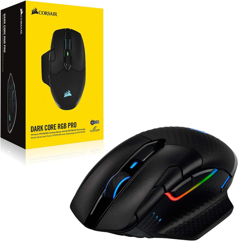 Corsair Dark Core RGB Pro, Wireless Optical FPS/MOBA Gaming Mouse