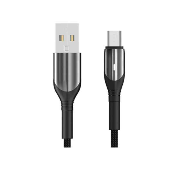 Aspor AC-10 1M 3A Type-C LED Nylon cable