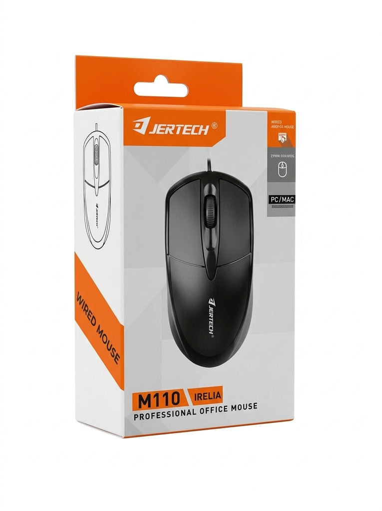JERTECH M110 USB Wired Optical Mouse