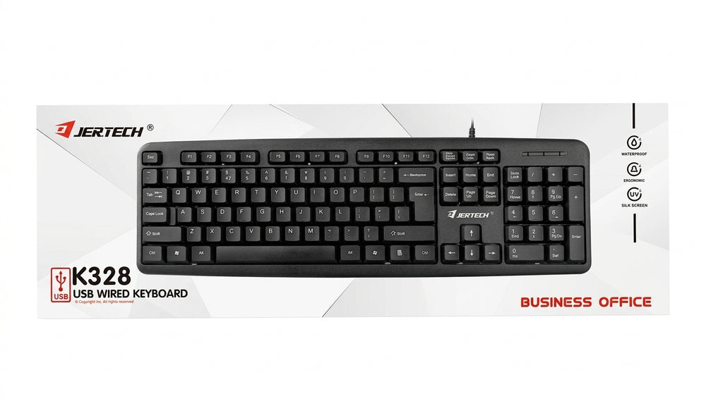 JERTECH K328 USB Wired Keyboard