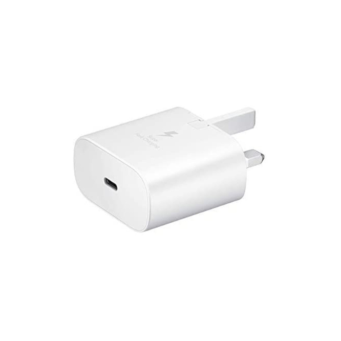 Samsung 25W High Quality Super Fast Charging USB-C Wall Adapter (3-Pin UK Plug)