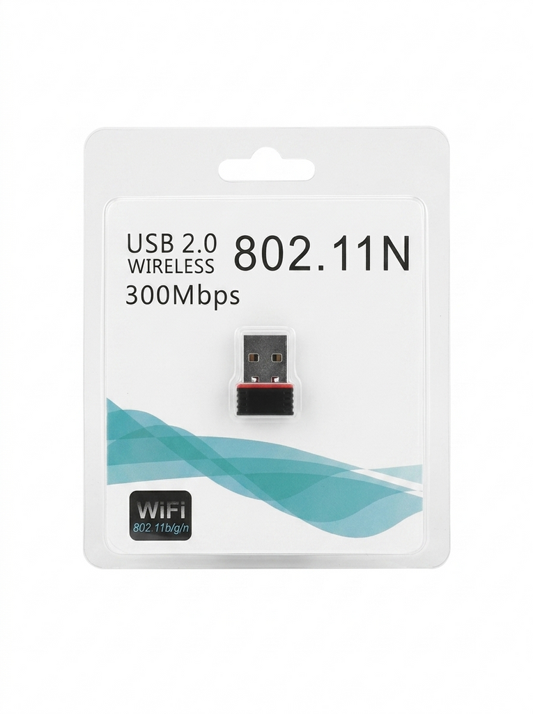 USB 2.0 Wireless 802.11N 300Mbps WiFi Adapter