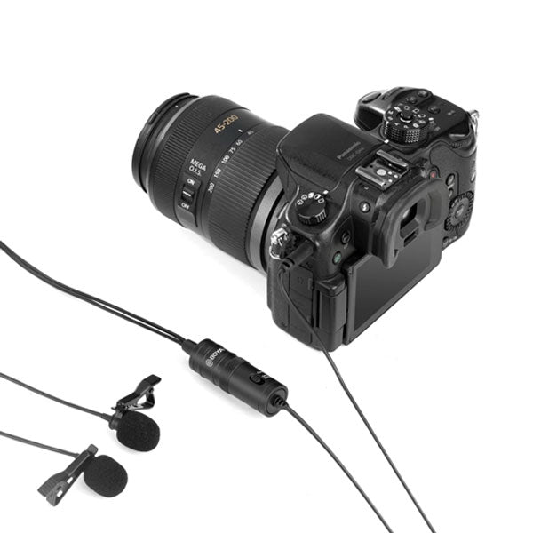 Boya BY-M1DM Dual Lavalier Mic – (A Grade)