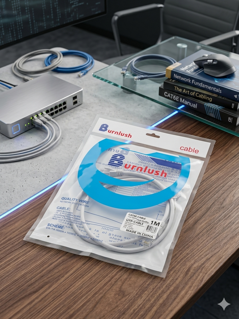 Burnlush High-Speed Cat6 UTP Network Patch Cable