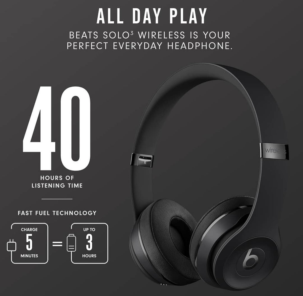 Beats Solo 3 Wireless On-Ear Headphone By Apple - TECH SOURCE (PVT) LTD