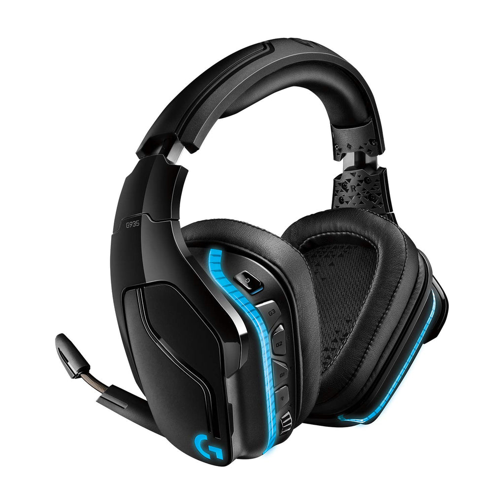 Logitech G935 Wireless DTS:X 7.1 Surround Sound LIGHTSYNC RGB Gaming Headset