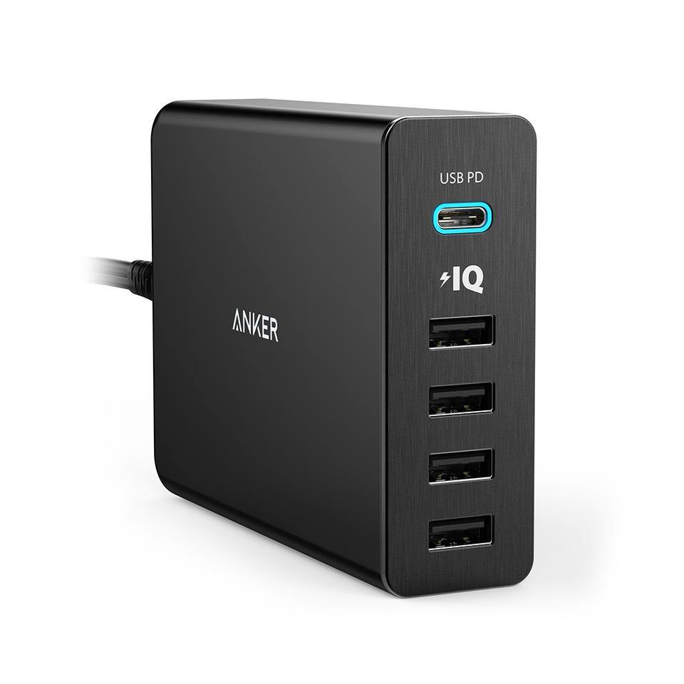 Anker PowerPort+ 5 Port Type-C Charging Hub - TECH SOURCE (PVT) LTD