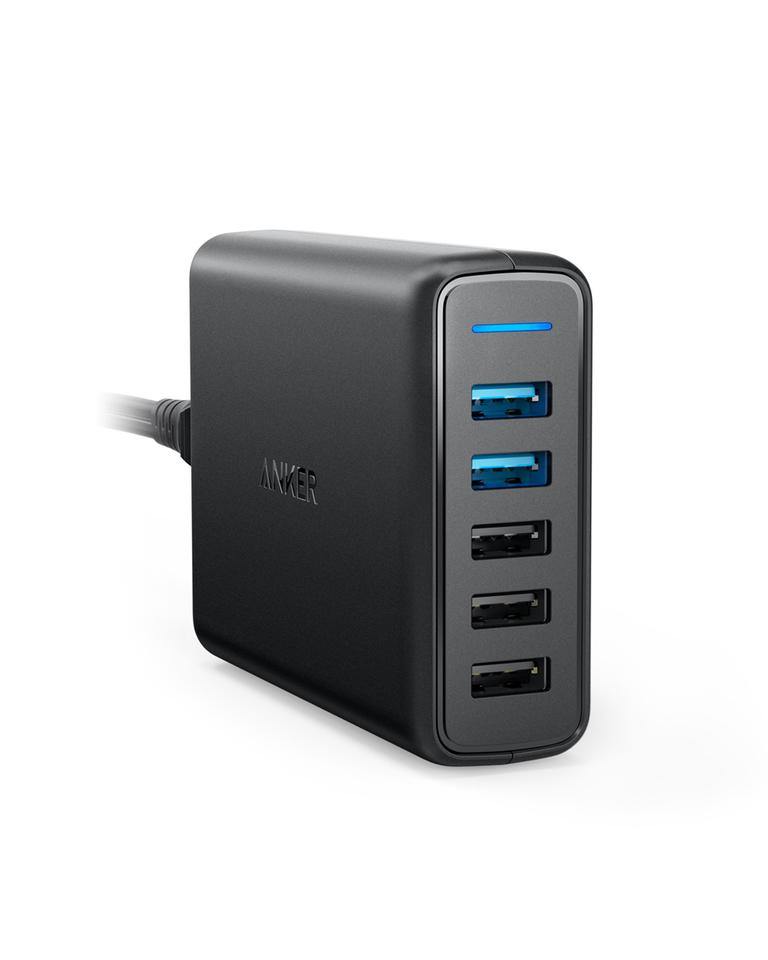 Anker Powerport Speed 5 63W 5-Port Quick Charge 3.0 USB Wall Charging Adapter(A2054) - TECH SOURCE (PVT) LTD