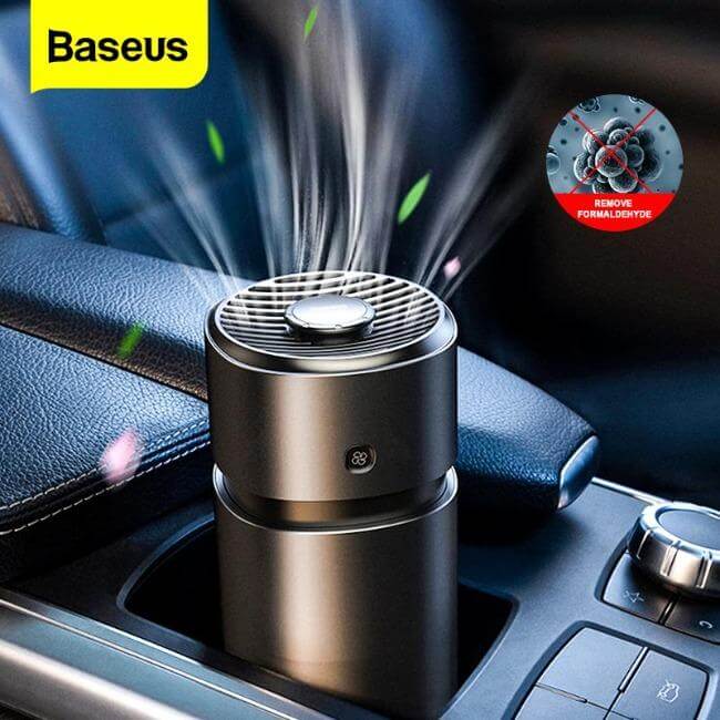 Baseus Breeze Fan Air Freshener for Vehicles (with Formaldehyde Purification Function) - TECH SOURCE (PVT) LTD - Sri Lanka