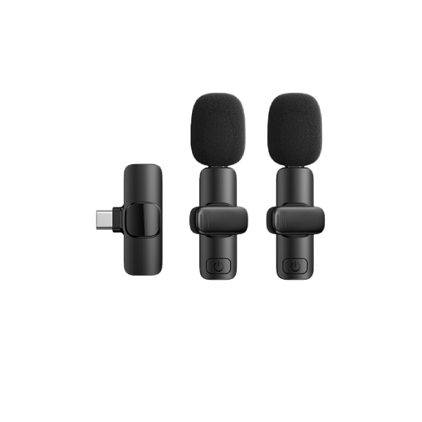 REMAX K03 Type-C Clip Sound Picking Wireless Live-Stream Microphone